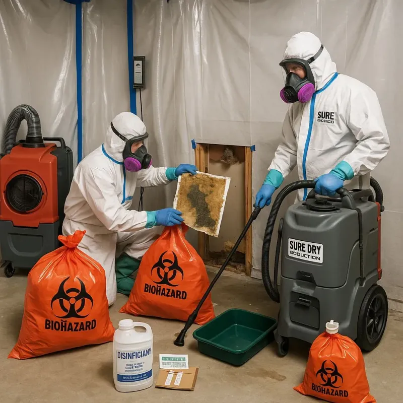 Contaminated Water Handling Protocols process in Walcott, IA