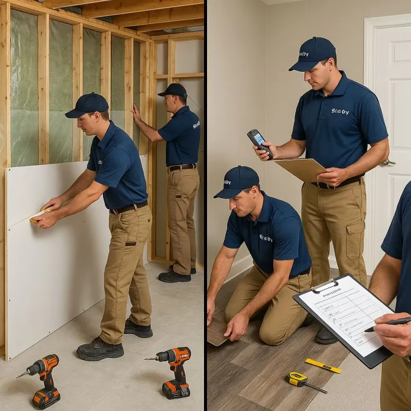 Repairs and Reconstruction process in Walcott, IA