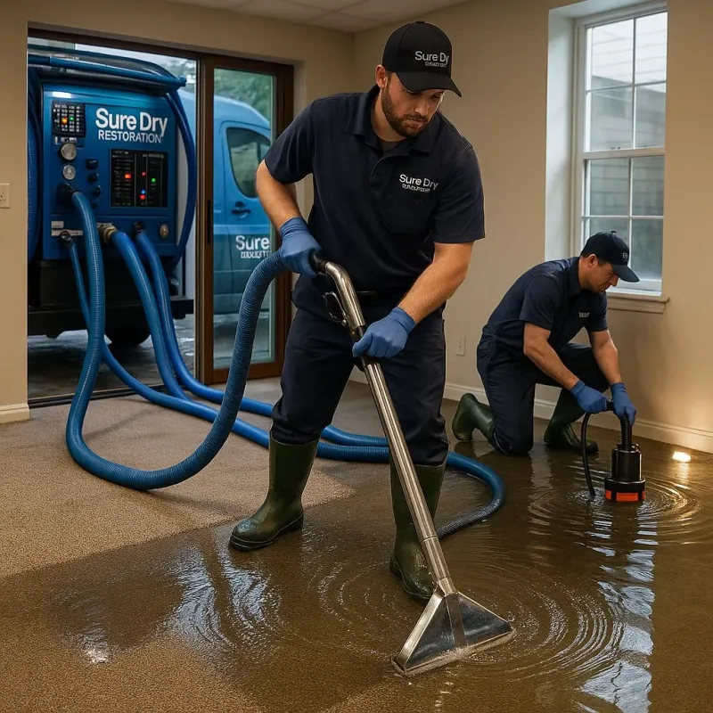 Water Extraction and Removal process in Walcott, IA